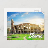 Hello From Rome，イタリア ポストカード (正面/裏面)