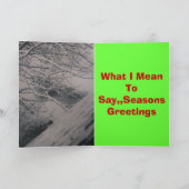 Hello From Salt and Pepper シーズンカード (内部)