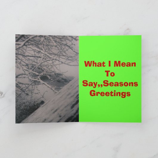 Hello From Salt and Pepper シーズンカード (内部)