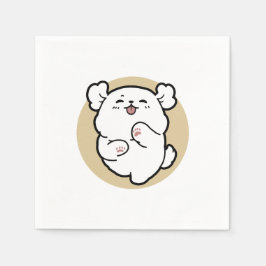 Hello from the Barked Side スタンダードカクテルナプキン