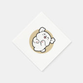 Hello from the Barked Side スタンダードカクテルナプキン (角)