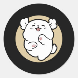 Hello from the Barked Side ラウンドシール