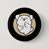 Hello from the Barked Side 缶バッジ (正面)