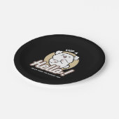 Hello from the Barked Side - Cute Dog Design ペーパープレート (アングル)