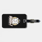 Hello from the Barked Side - Cute Dog Design ラゲッジタグ (裏面横)