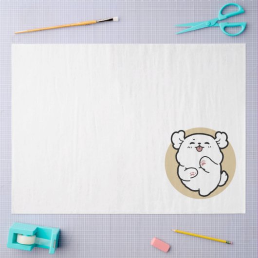 Hello from the Barked Side II 薄葉紙 (クラフト)