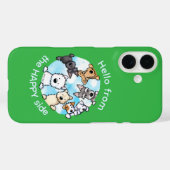 Hello From The Happy Side Case-Mate iPhoneケース (裏面 (横))