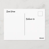 Hello From Tokyo美しい桜花 ポストカード (裏面)