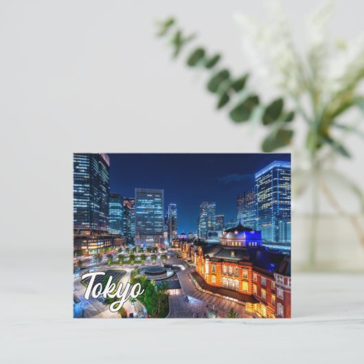 Hello From Tokyo，日本 ポストカード (スタンド正面)