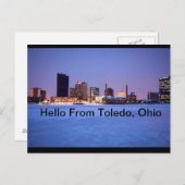 Hello From Toledo, Ohioポストカード ポストカード (正面/裏面)