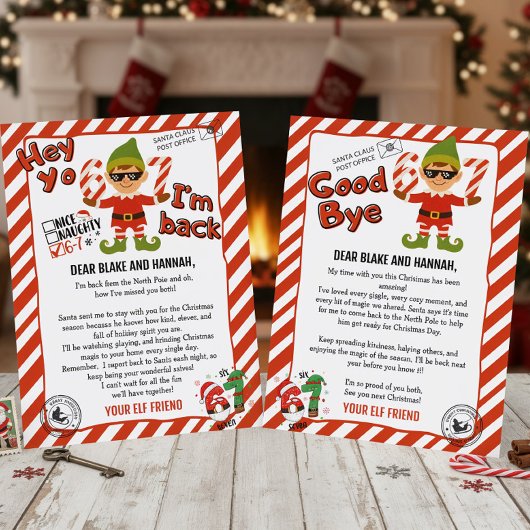 Hello from your Elf, Christmas Elf Arrival letter