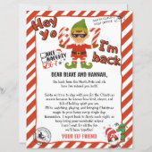 Hello from your Elf, Christmas Elf Arrival letter (正面)