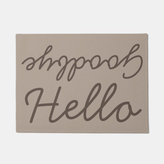 Hello Good Good ドアマット (正面)