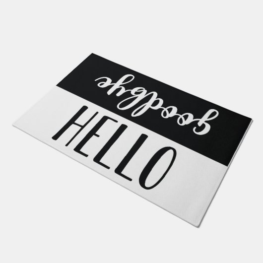 Hello Goodbye ドアマット (アングル)