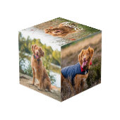 Hello Goodbye Dog Keepsake Pet Memorial Photo Cube フォトキューブ (裏面アングル)