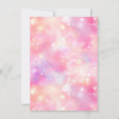 Hello Gorgeous Galentine's Day Glitter Pink 招待状 (裏面)