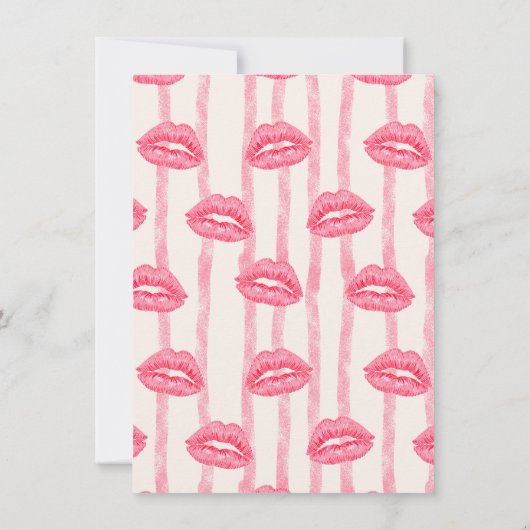 Hello Gorgeous Galentine's Day Pink 招待状 (裏面)