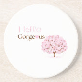Hello Gorgeous, Pink Blossom Tree コースター (正面)