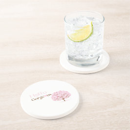 Hello Gorgeous, Pink Blossom Tree コースター