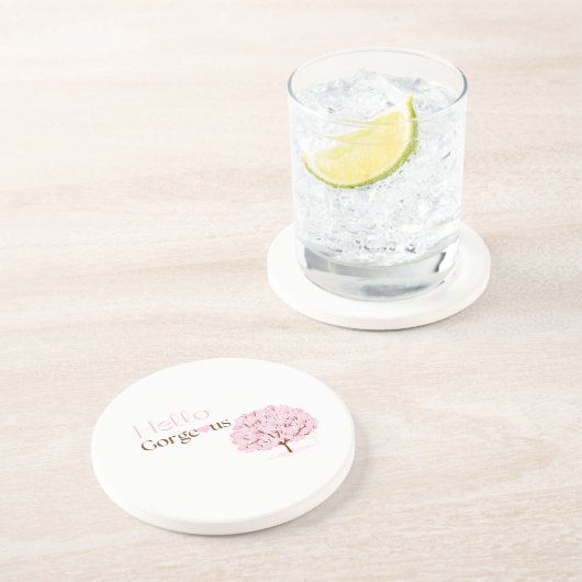 Hello Gorgeous, Pink Blossom Tree コースター (側面)