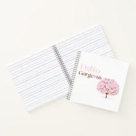 Hello Gorgeous, Pink Blossom Tree ノートブック