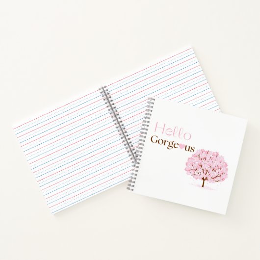 Hello Gorgeous, Pink Blossom Tree ノートブック (内部)