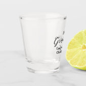 Hello graduate class of 20XX name congrats stylish ショットグラス (左)