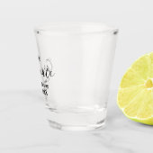 Hello graduate class of 20XX name congrats stylish ショットグラス (右)
