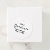 Hello graduate class of 20XX name congrats stylish フェイバータグ (インサイチュ)