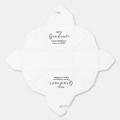 Hello graduate class of 20XX name congrats stylish フェイバーボックス (見開き)