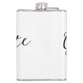 Hello graduate class of 20XX name congrats stylish フラスク (裏面)