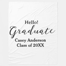 Hello graduate class of 20XX name congrats stylish