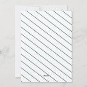 Hello Greenスクリプトカスタムフォトハッピー新年 シーズンカード (裏面)