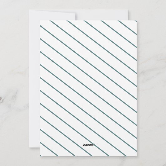 Hello Greenスクリプトカスタムフォトハッピー新年 シーズンカード (裏面)