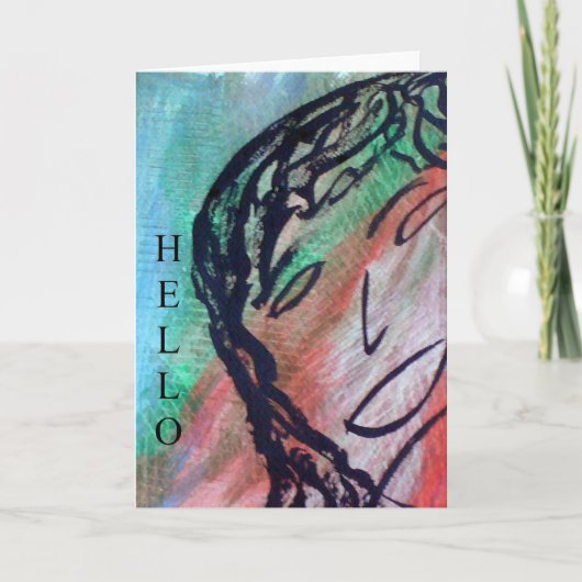 Hello Greetingカード カード (正面)