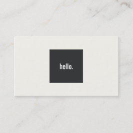 Hello Greetingクール Social Networking 名刺