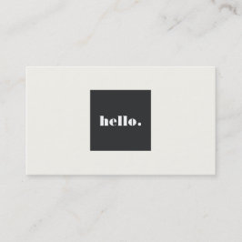 Hello Greetingクール Social Networking 名刺