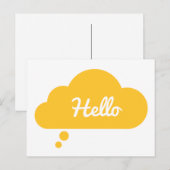 Hello Greeting Card Postcard ポストカード (正面/裏面)