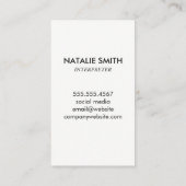 Hello Greetings/カラー見本 名刺 (裏面)