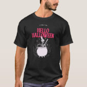 Hello Halloween Witch Brew T-Shirt Tシャツ (正面)