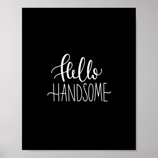 hello handsome ポスター (正面)