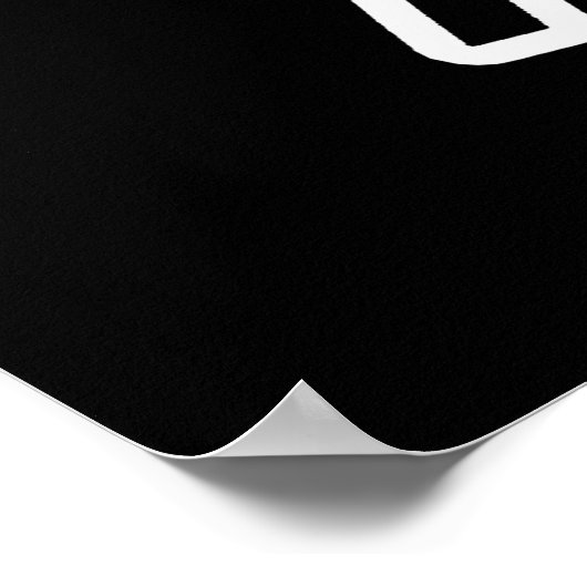 Hello Handsome Profile Face Drawing Typography ポスター (角)