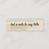 Hello/Happy Anniversary Mini名刺 スキニー名刺 (裏面)