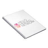 Hello Healing Spiral Notebook ノートブック (右側)