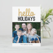 Hello Holidays – フォトクリスマスカード シーズンカード (スタンド正面)