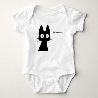 Hello Hooman Cat for Baby ベビーボディスーツ