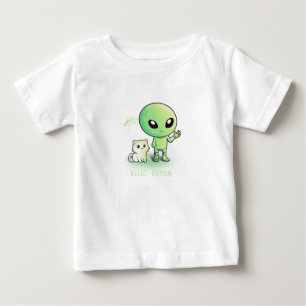 Hello Human ベビーTシャツ