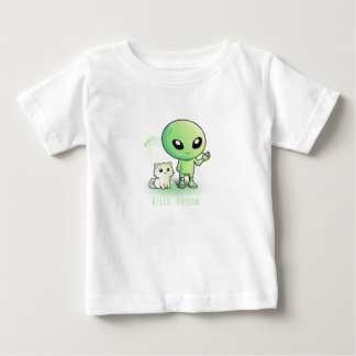 Hello Human ベビーTシャツ