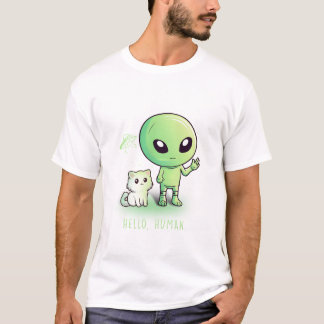 Hello Human Tシャツ
