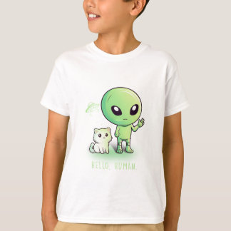 Hello Human Tシャツ